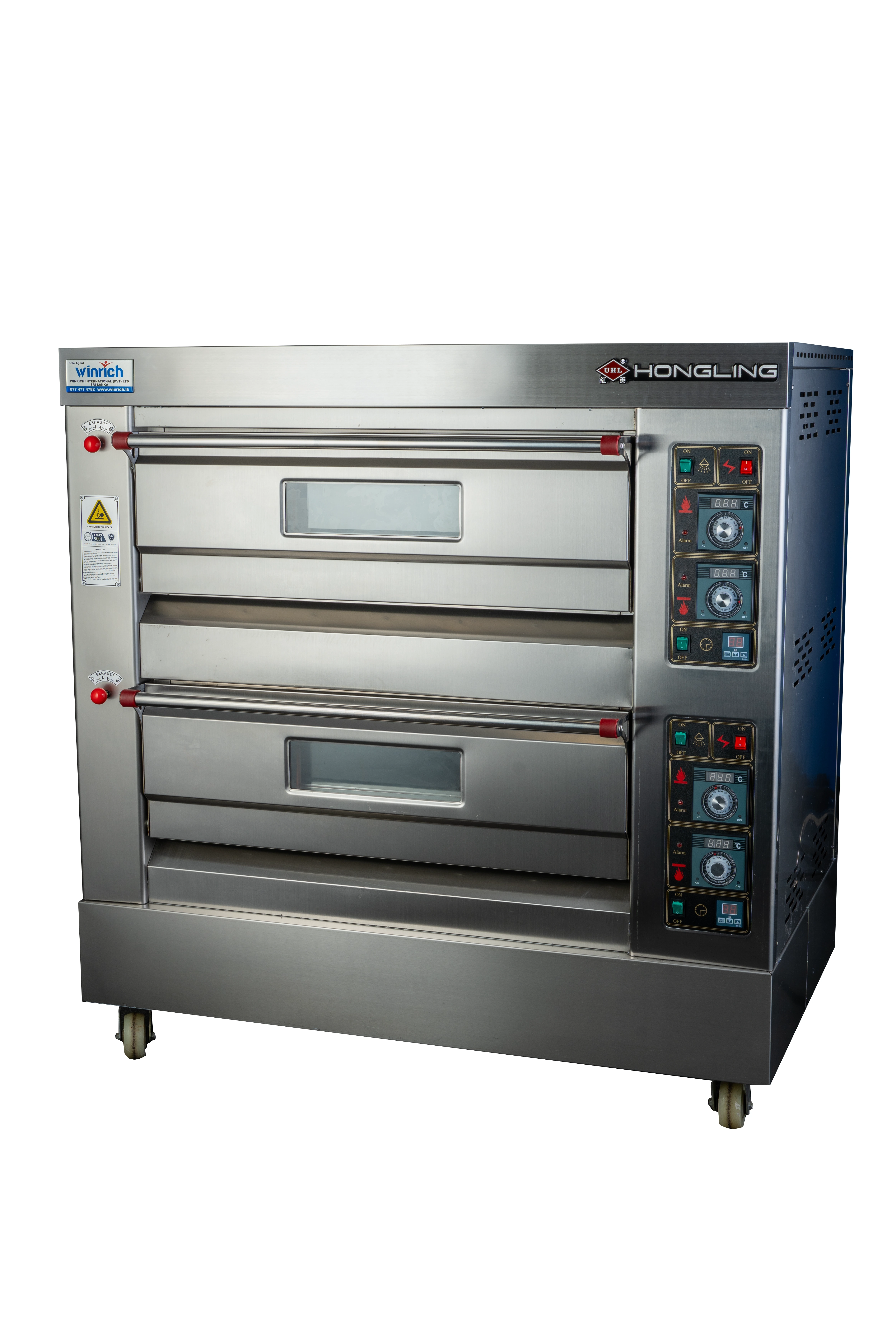 Gas Oven-HLY-204EB-(2 Deck 4 Trays)-(SS201) - Thumbnail 3
