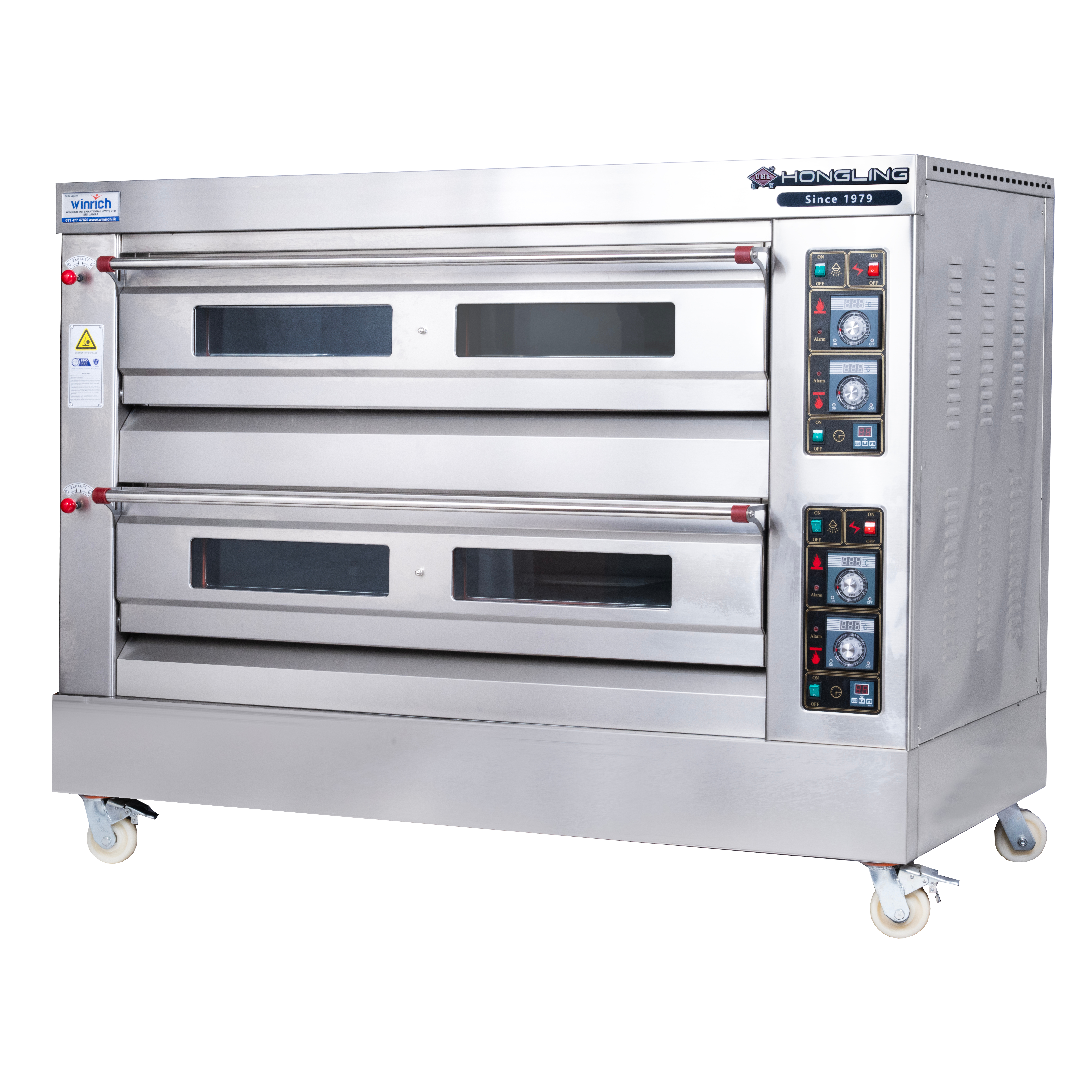 Gas Oven-HLY-206EB-(2 Deck 6 Trays)-(SS201)