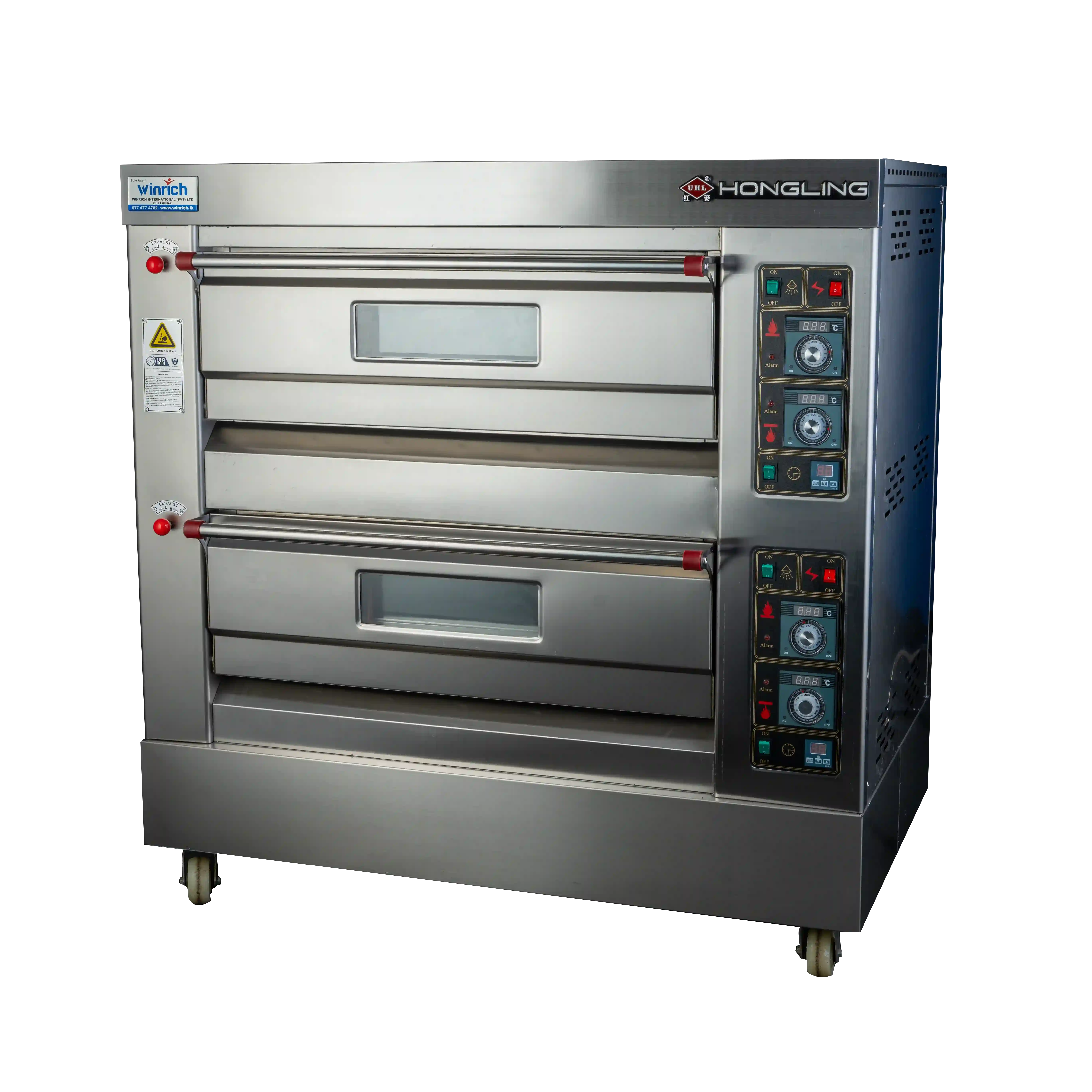 Gas Oven-HLY-204EB-(2 Deck 4 Trays)-(SS201)