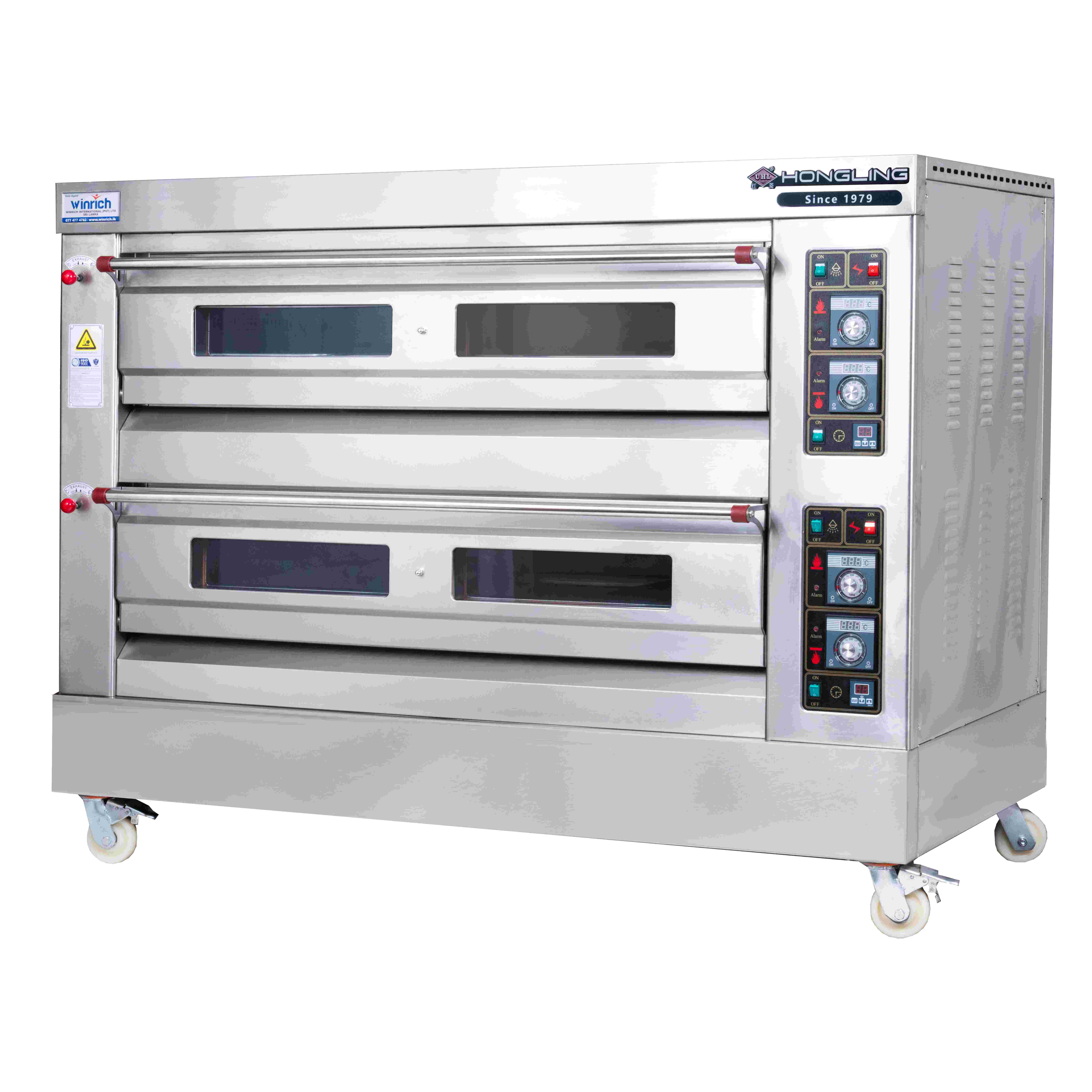 Gas Oven-HLY-206EB-(2 Deck 6 Trays)-(SS201)